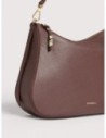 Borsa hobo in pelle con grana Coccinelle Nory Medium – Berry