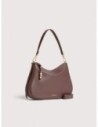 Borsa hobo in pelle con grana Coccinelle Nory Small – Berry