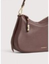 Borsa hobo in pelle con grana Coccinelle Nory Small – Berry