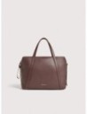 Borsa a mano in pelle con grana Coccinelle Nory Medium – Berry Borsa a mano in pelle con grana Coccinelle Nory Medium – Berry