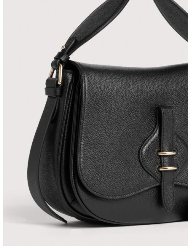 Borsa a mano in pelle con micro grana Coccinelle Mavery Medium – Noir - foto 4