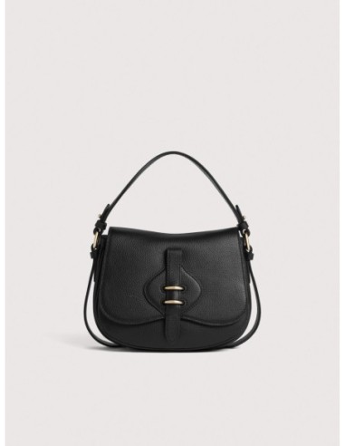 Borsa a mano in pelle con micro grana Coccinelle Mavery Small – Noir - foto 1