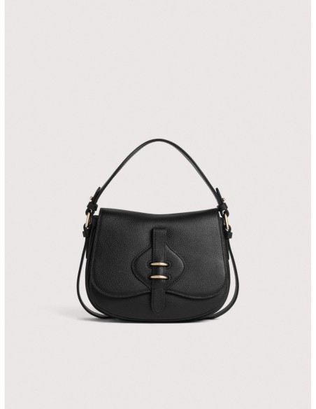 Borsa a mano in pelle con micro grana Coccinelle Mavery Small – Noir - foto 1
