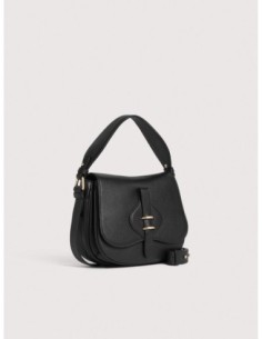 Borsa a mano in pelle con micro grana Coccinelle Mavery Small – Noir - foto 1 2
