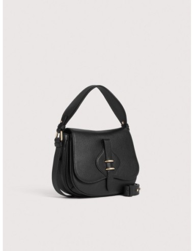 Borsa a mano in pelle con micro grana Coccinelle Mavery Small – Noir - foto 2