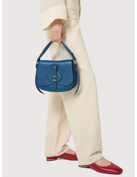 Borsa a mano in pelle con micro grana Coccinelle Mavery Small – Noir - foto 6