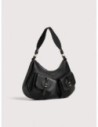 Borsa a spalla in pelle con grana Coccinelle Mavery Pocket Medium – Noir Borsa a spalla in pelle con grana Coccinelle Mavery Pocket Medium – Noir