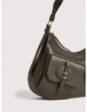 Borsa a spalla in pelle con grana Coccinelle Mavery Pocket Medium – Fango Borsa a spalla in pelle con grana Coccinelle Mavery Pocket Medium – Fango