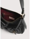 Borsa a spalla in pelle con grana Coccinelle Mavery Pocket Small – Noir