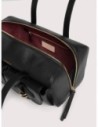 Borsa baguette a spalla in pelle con grana Coccinelle Mavery Pocket Medium – Noir