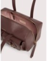 Borsa baguette a spalla in pelle con grana Coccinelle Mavery Pocket Medium – Berry Borsa baguette a spalla in pelle con grana Coccinelle Mavery Pocket Medium – Berry