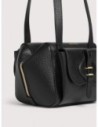 Borsa a spalla compatta in pelle con grana Coccinelle Mavery Pocket Small – Noir Borsa a spalla compatta in pelle con grana Coccinelle Mavery Pocket Small – Noir