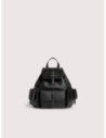 Zaino in pelle con grana Coccinelle Mavery Pocket Medium – Noir
