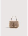 Minibag in camoscio ed ecopelliccia Coccinelle Mavery Mini – Warm Taupe
