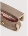 Minibag in camoscio ed ecopelliccia Coccinelle Mavery Mini – Warm Taupe