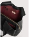 Borsa shopping in pelle con grana Coccinelle Nell Large – Noir