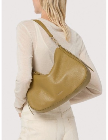Borsa hobo in pelle con grana Coccinelle Nory Medium – Noir - foto 5