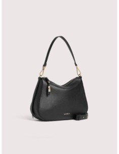Borsa hobo in pelle con grana Coccinelle Nory Small – Noir - foto 1 2