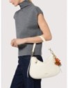 Borsa hobo in pelle con grana Coccinelle Nory Small – Noir