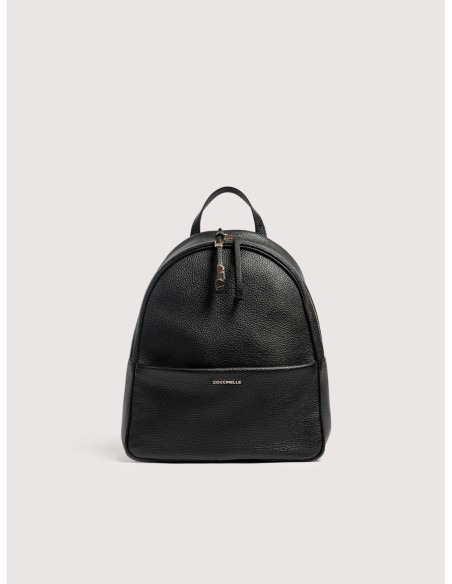 Zaino in pelle con grana Coccinelle Nory Medium – Noir - foto 1