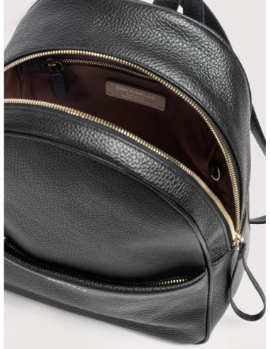 Zaino in pelle con grana Coccinelle Nory Medium – Noir - foto 3