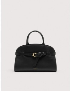 Borsa a mano in pelle liscia Coccinelle Sabine Medium – Noir - foto 1