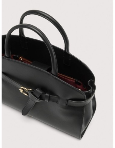 Borsa a mano in pelle liscia Coccinelle Sabine Medium – Noir - foto 3
