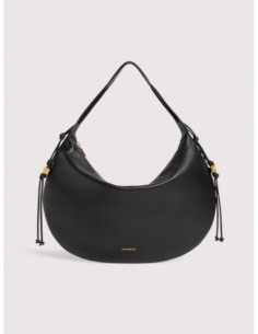 Borsa a spalla in pelle con grana Coccinelle Thess Large – Noir - foto 1