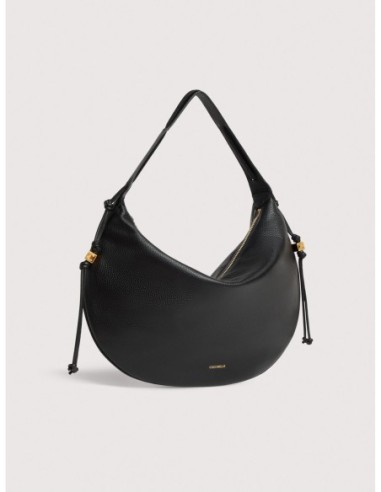 Borsa a spalla in pelle con grana Coccinelle Thess Large – Noir - foto 2