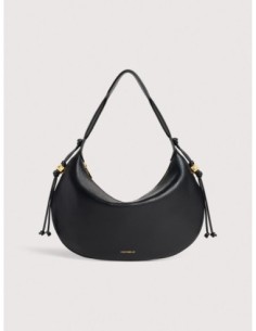 Borsa a spalla in pelle con grana Coccinelle Thess Medium – Noir - foto 1