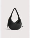 Borsa a spalla in pelle con grana Coccinelle Thess Medium – Noir Borsa a spalla in pelle con grana Coccinelle Thess Medium – Noir