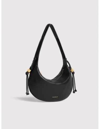 Borsa a spalla in pelle con grana Coccinelle Thess Small – Noir - foto 2