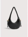 Borsa a spalla in pelle con grana Coccinelle Thess Small – Noir Borsa a spalla in pelle con grana Coccinelle Thess Small – Noir