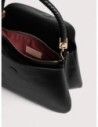 Borsa a mano in pelle con grana Coccinelle Tiggy Medium – Noir