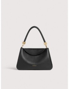 Borsa a mano in pelle con grana Coccinelle Tiggy Small – Noir - foto 1