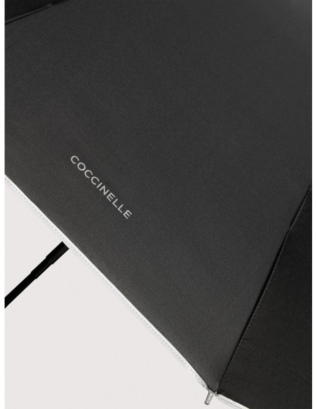Ombrello automatico in nylon Coccinelle Smart to Go – Noir - foto 4