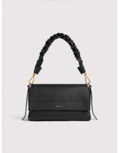 Borsa a spalla in pelle double Coccinelle Boheme Small – Noir/Cognac - foto 1