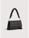 Borsa a spalla in pelle double Coccinelle Boheme Small – Noir/Cognac