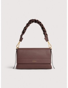 Borsa a spalla in pelle double Coccinelle Boheme Small – Berry/Winter Rose - foto 1