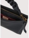 Borsa a spalla in pelle double Coccinelle Boheme Medium – Noir/Cognac