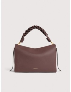 Borsa a spalla in pelle double Coccinelle Boheme Medium – Berry/Winter Rose - foto 1
