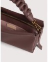 Borsa a spalla in pelle double Coccinelle Boheme Medium – Berry/Winter Rose