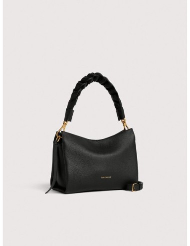Borsa a mano in pelle double Coccinelle Boheme Small – Noir/Cognac - foto 2