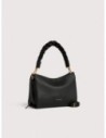 Borsa a mano in pelle double Coccinelle Boheme Small – Noir/Cognac
