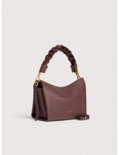 Borsa a mano in pelle double Coccinelle Boheme Small – Berry/Winter Rose - foto 1 2