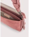 Borsa a spalla in camoscio Coccinelle Boheme Small – Winter Rose