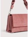 Borsa a spalla in camoscio Coccinelle Boheme Small – Winter Rose