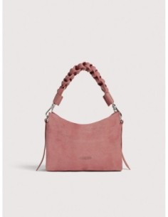 Borsa a mano in camoscio Coccinelle Boheme Small – Winter Rose - foto 1