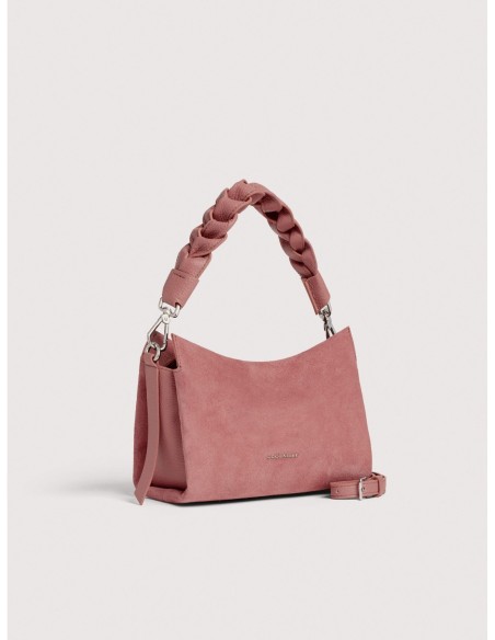Borsa a mano in camoscio Coccinelle Boheme Small – Winter Rose - foto 2
