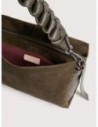 Borsa a spalla in camoscio Coccinelle Boheme Medium – Fango Borsa a spalla in camoscio Coccinelle Boheme Medium – Fango